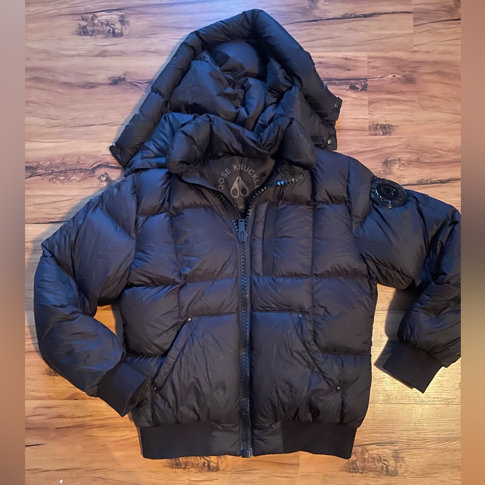 Moose Knuckles Puffer 125th Street Bomber Jacket
